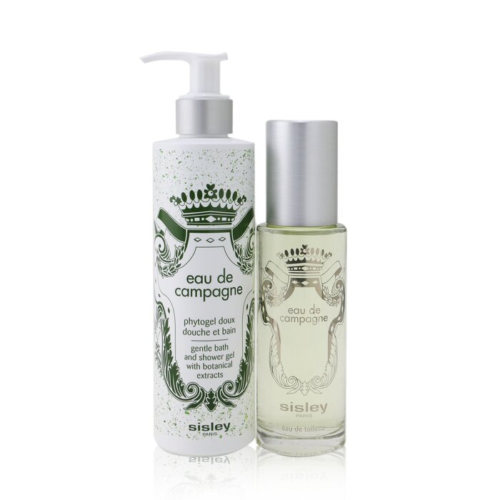 Eau De Campagne Coffret: Eau De Toilette Spray 100ml/3.3oz + Gentle Bath And Shower Gel 250ml/8.4oz - 2pcs