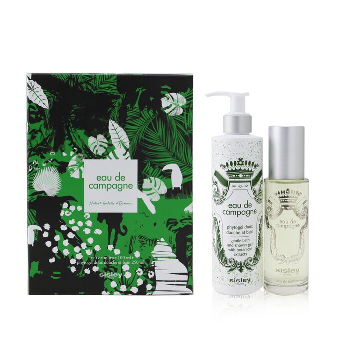 Eau De Campagne Coffret: Eau De Toilette Spray 100ml/3.3oz + Gentle Bath And Shower Gel 250ml/8.4oz - 2pcs