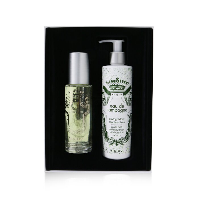 Eau De Campagne Coffret: Eau De Toilette Spray 100ml/3.3oz + Gentle Bath And Shower Gel 250ml/8.4oz - 2pcs