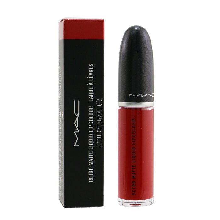 Retro Matte Liquid Lipcolour - # 105 Feels So Grand (deep True Red) (matte) - 5ml/0.17oz