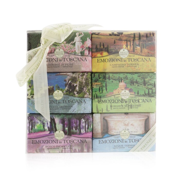 Emozioni In Toscana The Collection Gift Set (#gardino In Flore, #campagna Dorata, #macchia Odorosa, #borghi E Monasteri, #bosco Incantato, #thermal