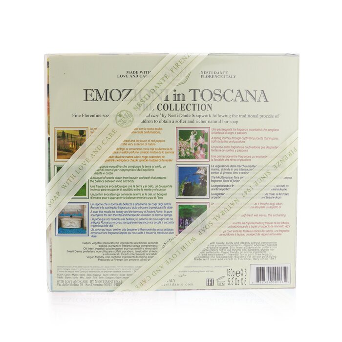 Emozioni In Toscana The Collection Gift Set (#gardino In Flore, #campagna Dorata, #macchia Odorosa, #borghi E Monasteri, #bosco Incantato, #thermal