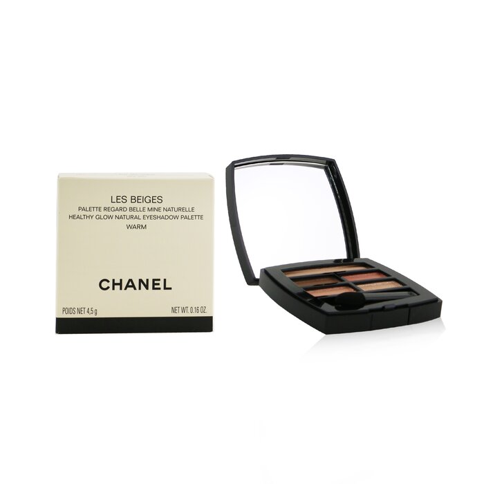 Les Beiges Healthy Glow Natural Eyeshadow Palette - # Warm - 4.5g/0.16oz