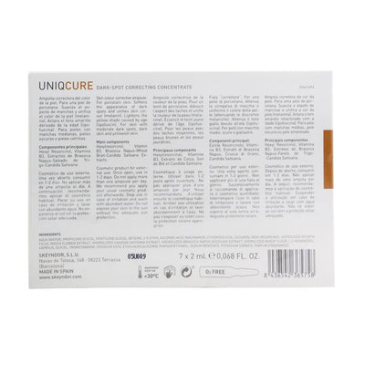 Uniqcure Dark-spot Correcting Concentrate (for Skin With Moderate Dark Spots, Dark Skin & Yellowish Skin) - 7x2ml/0.068oz