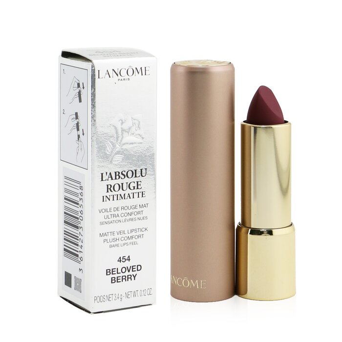 L'absolu Rouge Intimatte Matte Veil Lipstick - # 454 Beloved Berry - 3.4g/0.12oz