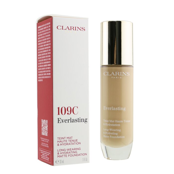 Everlasting Long Wearing & Hydrating Matte Foundation - # 109c Wheat - 30ml/1oz