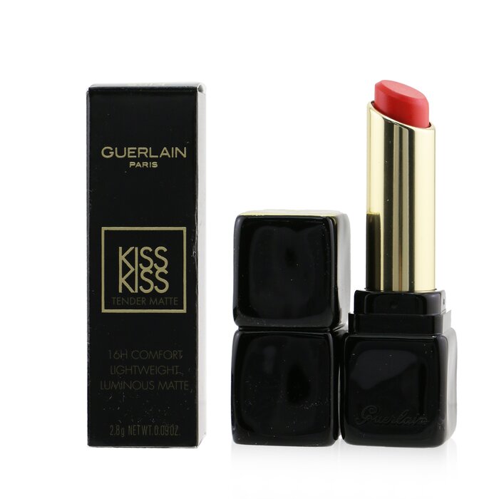 Kisskiss Tender Matte Lipstick - # 520 Sexy Coral - 2.8g/0.09oz