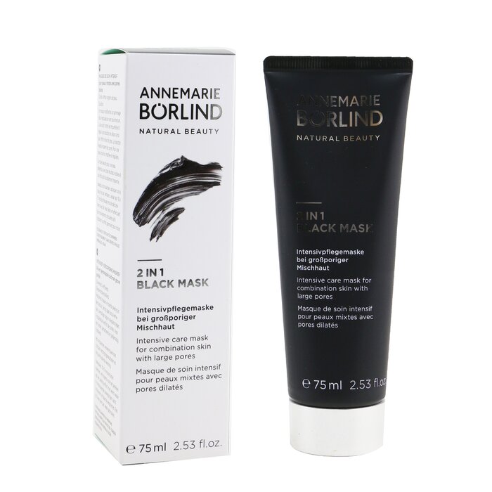 2 In 1 Black Mask - Intensive Care Mask For Combination Skin With Large Pores - 75ml/2.53oz