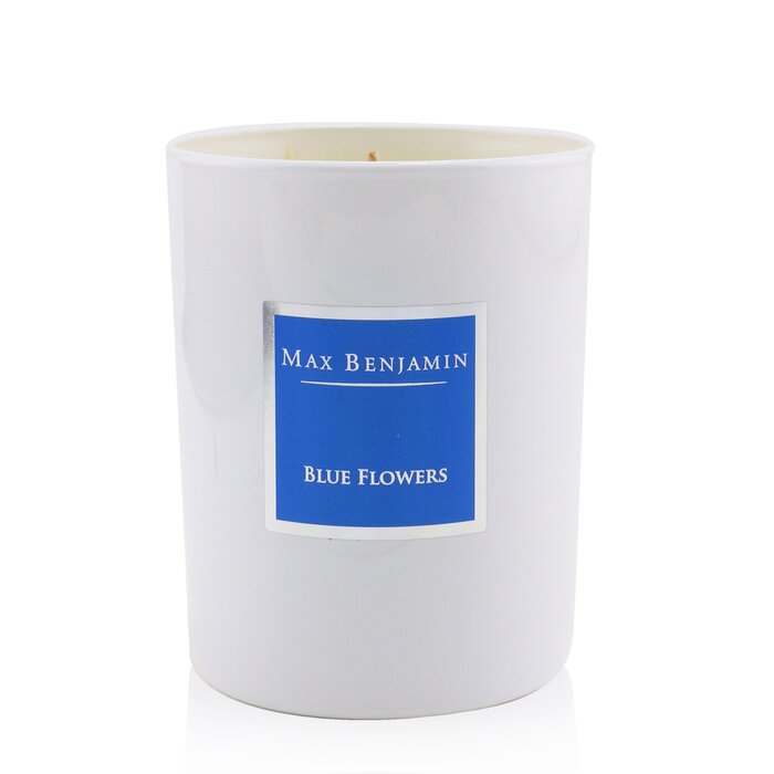 Candle - Blue Flowers - 190g/6.5oz