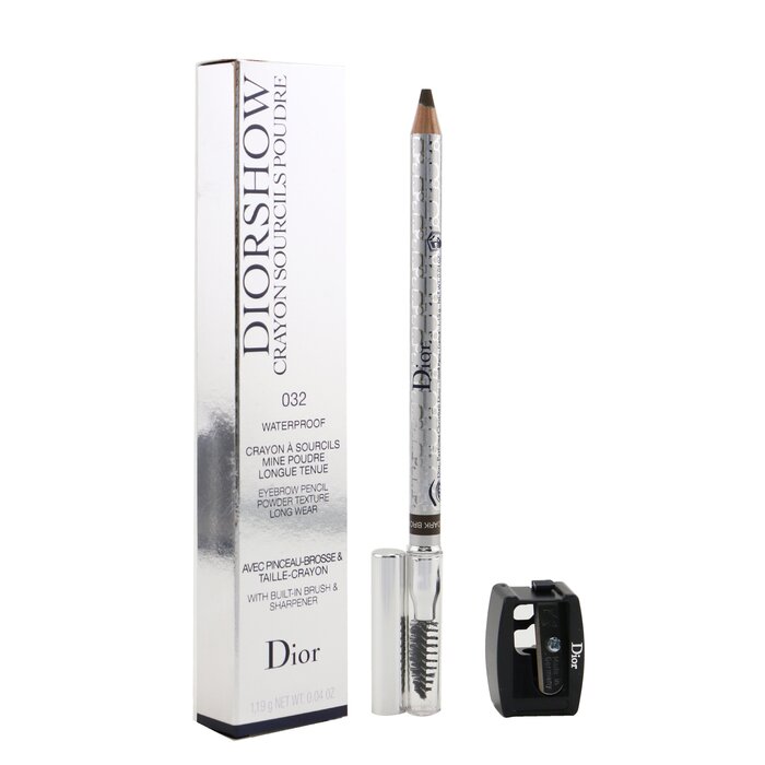 Diorshow Waterproof Crayon Sourcils Poudre - # 032 Dark Brown - 1.19g/0.04oz