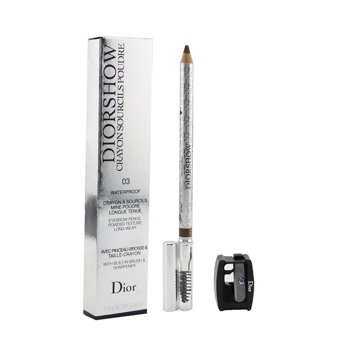 Diorshow Waterproof Crayon Sourcils Poudre - # 03 Brown - 1.19g/0.04oz