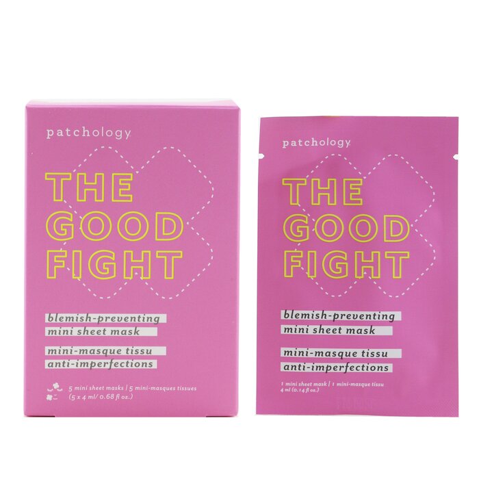 The Good Fight Blemish-preventing Mini Sheet Mask - 5x4ml/0.68oz