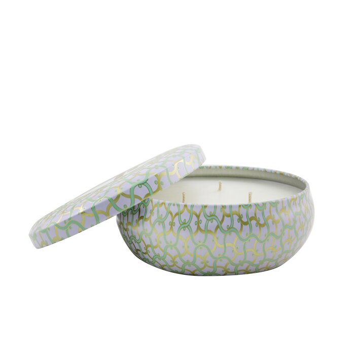 3 Wick Decorative Tin Candle - Laguna - 340g/12oz