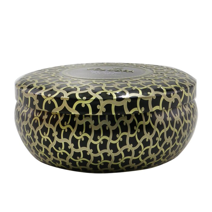 3 Wick Decorative Tin Candle - Suede Noir - 340g/12oz