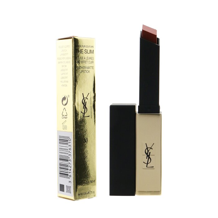 Rouge Pur Couture The Slim Leather Matte Lipstick - # 33 Orange Desire - 2.2g/0.08oz