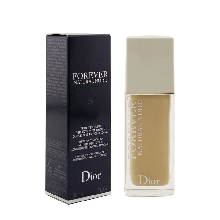 Dior Forever Natural Nude 24h Wear Foundation - # 2w Warm - 30ml/1oz