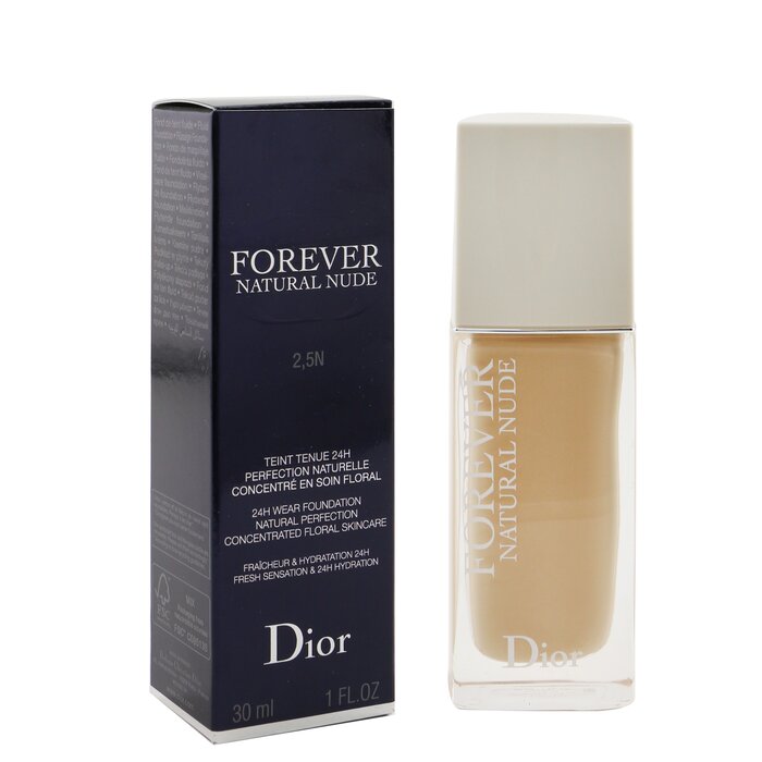 Dior Forever Natural Nude 24h Wear Foundation - # 2.5n Neutral - 30ml/1oz