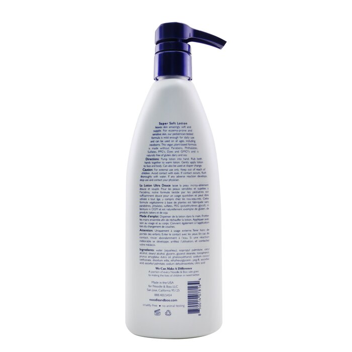 Super Soft Lotion - Fragrance Free - For Face & Body  (dermatologist-tested & Hypoallergenic) - 473ml/16oz