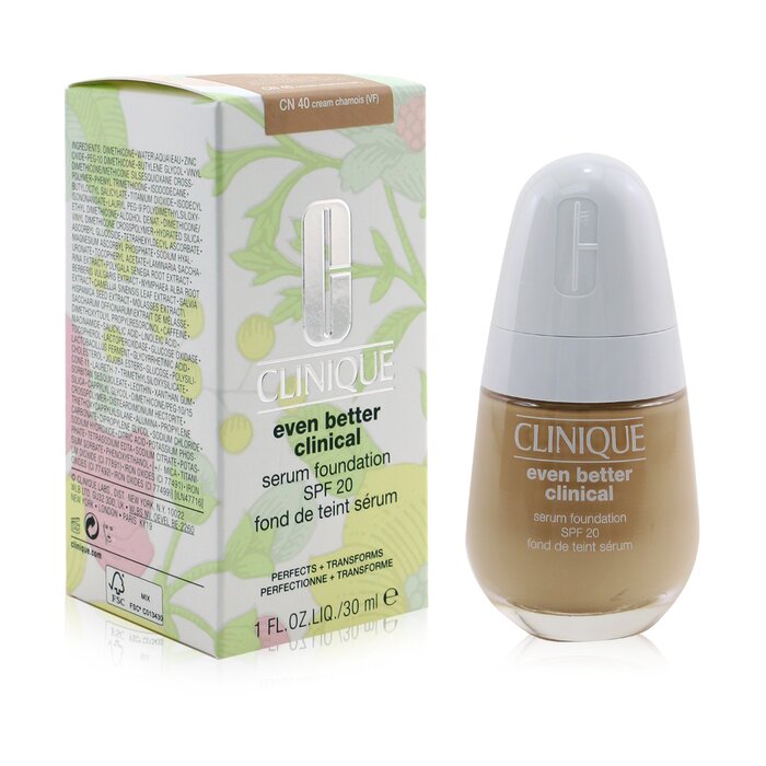 Even Better Clinical Serum Foundation Spf 20 - # Cn 40 Cream Chamois - 30ml/1oz