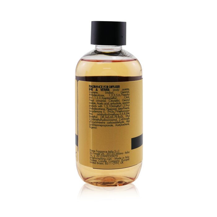 Natural Fragrance Diffuser Refill - Lime & Vetiver - 250ml/8.45oz