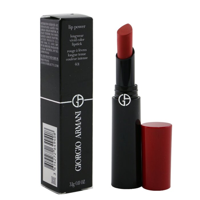 Lip Power Longwear Vivid Color Lipstick - # 401 Passione - 3.1g/0.11oz