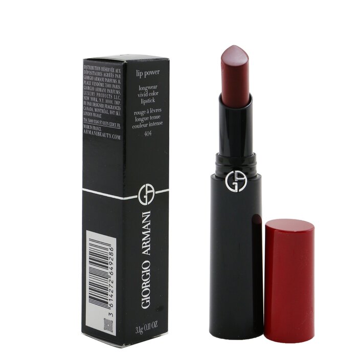 Lip Power Longwear Vivid Color Lipstick - # 404 Tempting - 3.1g/0.11oz