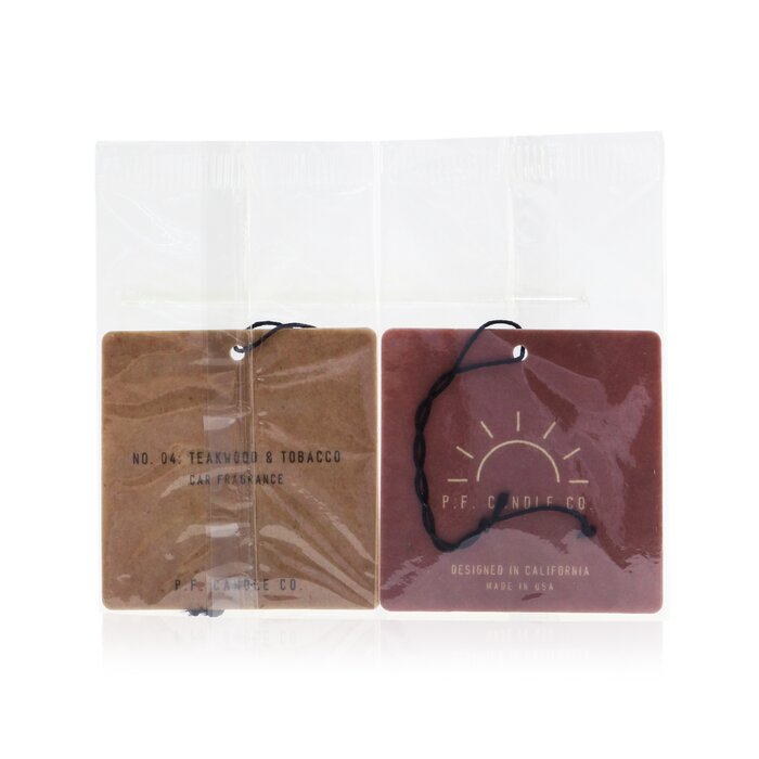 Car Fragrance - Teakwood & Tobacco - 2pcs