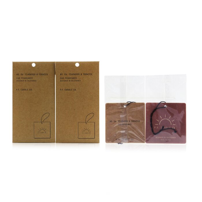 Car Fragrance - Teakwood & Tobacco - 2pcs