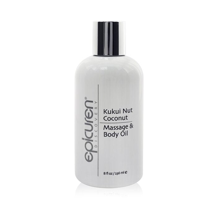 Kukui Nut Coconut Massage & Body Oil - 236ml/8oz