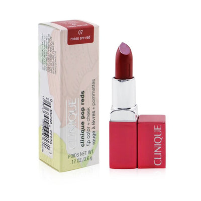 Clinique Pop Reds Lip Color + Cheek - # 07 Roses Are Red - 3.6g/0.12oz