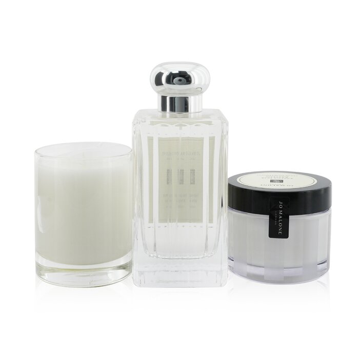 English Pear & Freesia Coffret: Cologne Spray 100ml/3.4oz + Body Cream 50ml/1.7oz + Scented Candle 4.78cm/1.88inches (height) - 3pcs