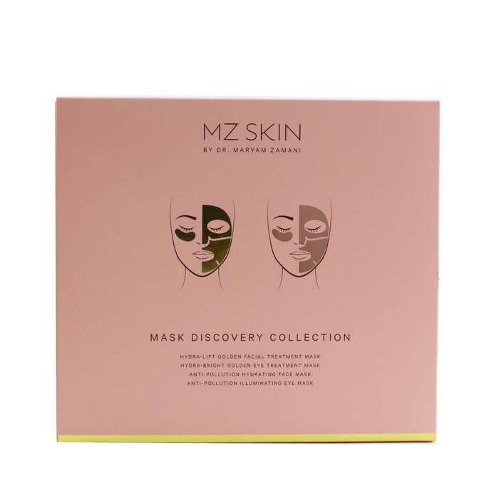 Mask Discovery Collection: Hydra-lift Golden Facial Treatment Mask + Hydra-bright Golden Eye Treatment Mask + Anti-pollution Hydrating Face Mask