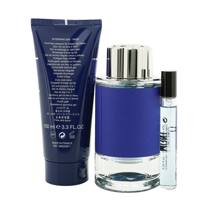 Explorer Ultra Blue Coffret: Edp Spray 100ml + Edp Spray 7.5ml + Shower Gel 100ml - 3pcs