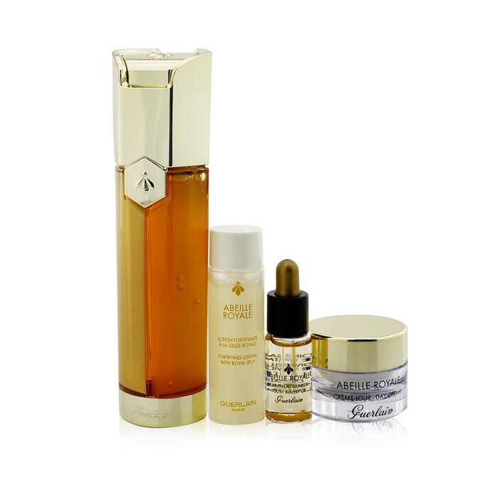 Abeille Royale Age-defying Programme: Serum 50ml + Fortifying Lotion 15ml + Youth Watery Oil 5ml + Day Cream 7ml + Bag - 4pcs+1bag