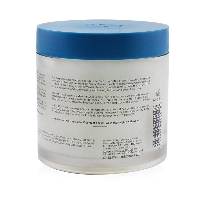 Cleansing Purifying Scrub With Sea Salt (soothing Detox Treatment Shampoo) - Sensitive Or Oily Scalp - 250ml/8.4oz