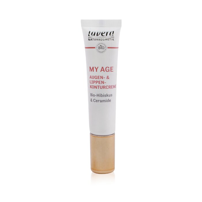 My Age Eye & Lip Contour Cream With Organic Hibiscus & Ceramides - For Mature Skin - 15ml/0.5oz