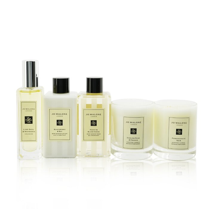 House Of Jo Malone Coffret: Lime Basil & Mandarin Cologne Spray + Peony & Blush Suede Body & Hand Wash + Blackberry Bay Body & Hand