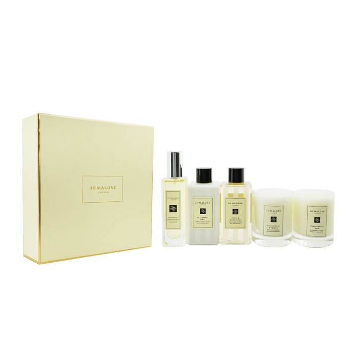 House Of Jo Malone Coffret: Lime Basil & Mandarin Cologne Spray + Peony & Blush Suede Body & Hand Wash + Blackberry Bay Body & Hand