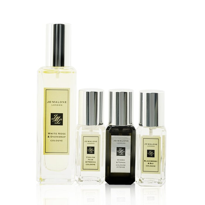 White Moss & Snowdrop Scent Pairing Collection: White Moss & Snowdrop Cologne Spray 30ml + English Pear & Freesia 9ml + Blackberry &