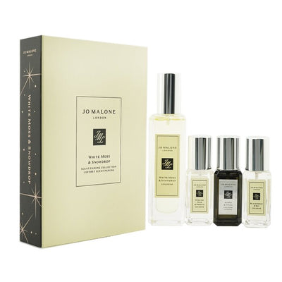 White Moss & Snowdrop Scent Pairing Collection: White Moss & Snowdrop Cologne Spray 30ml + English Pear & Freesia 9ml + Blackberry &