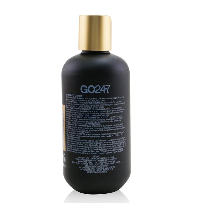 Go24 7 Real Men Shampoo - 236ml/8oz