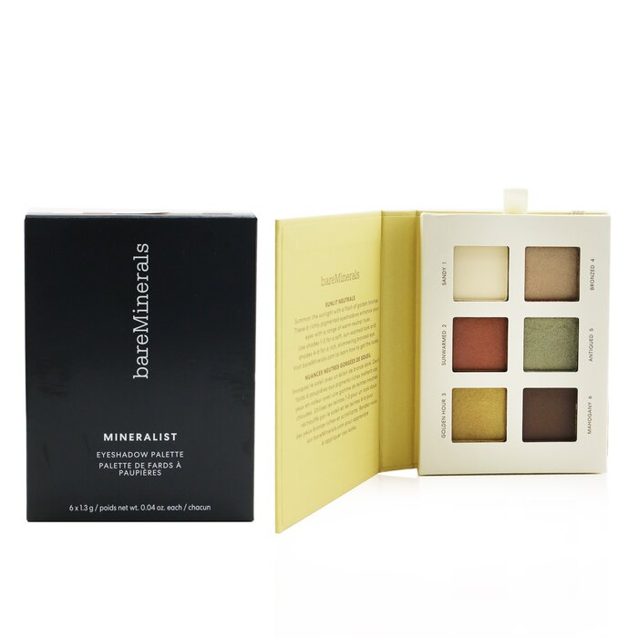 Mineralist Eyeshadow Palette (6x Eyeshadow) - # Sunlit - 6x1.3g/0.04oz