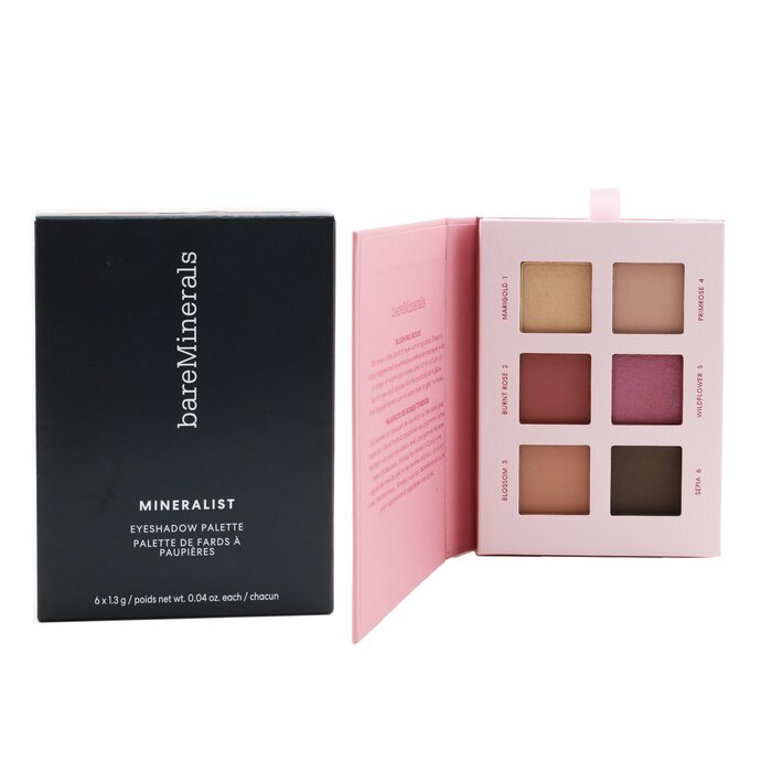 Mineralist Eyeshadow Palette (6x Eyeshadow) - # Rosewood - 6x1.3g/0.04oz