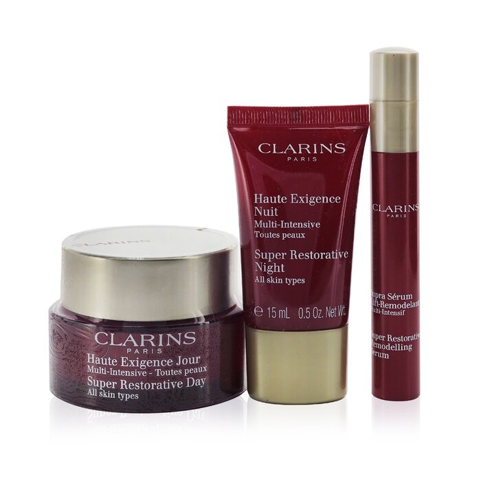 Super Restorative Collection: Day Cream 50ml+night Cream 15ml+ Remodelling Serum 10ml+ Bag - 3pcs+1bag