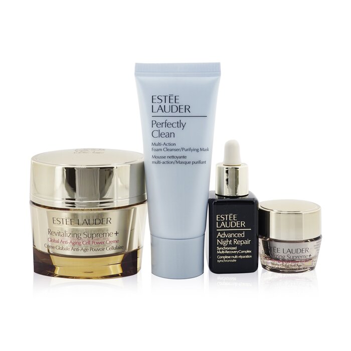 Firm+glow Skincare Delights: Revitalizing Supreme+cream 50ml+ Revitalizing Supreme+eye 5ml+ Anr 15ml+ Perfectly Clean 30ml - 4pcs