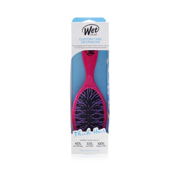 Custom Care Detangler Thick Hair Brush - # Pink - 1pc