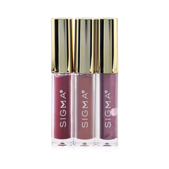 Adored Mini Lip Set (2x Liquid Lipstick + 1x Lip Gloss) - 3pcs