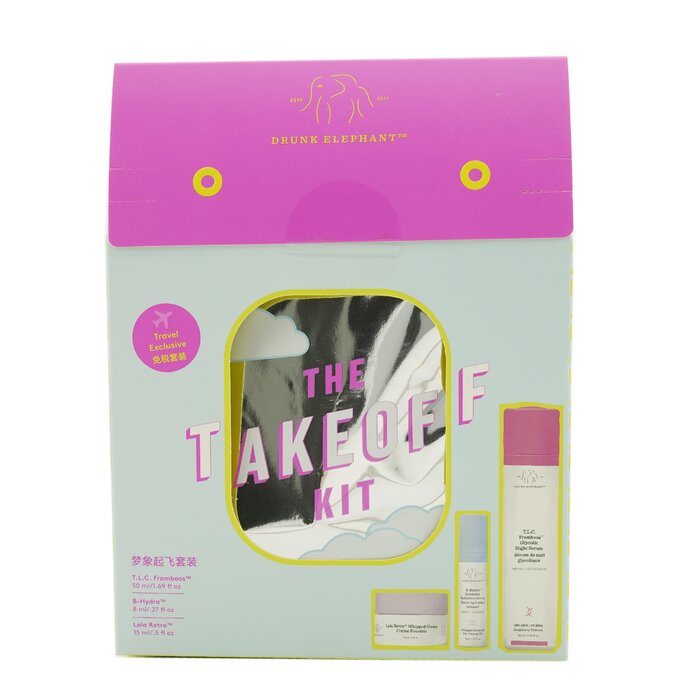 The Takeoff Kit: T.l.c Framboos Night Serum 50ml+ B-hydra Serum 8ml+ Lala Retro Whipped Cream 15ml - 3pcs