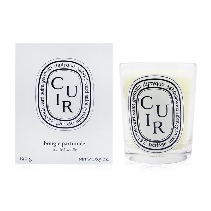 Scented Candle - Cuir (leather) - 190g/6.5oz