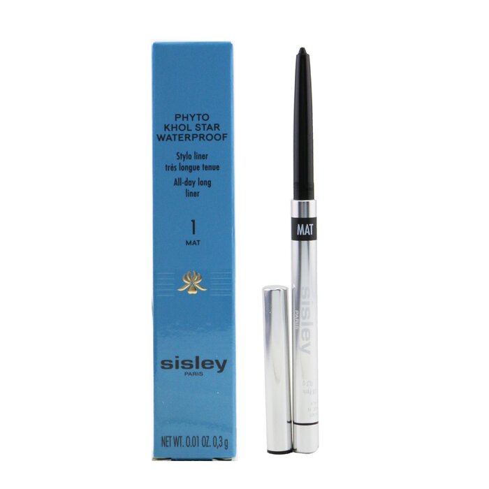 Phyto Khol Star Waterproof Stylo Liner - #1 Matte Onyx - 0.3g/0.01oz